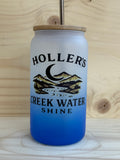 “Holler’s Creek Water Shine” ombré glass