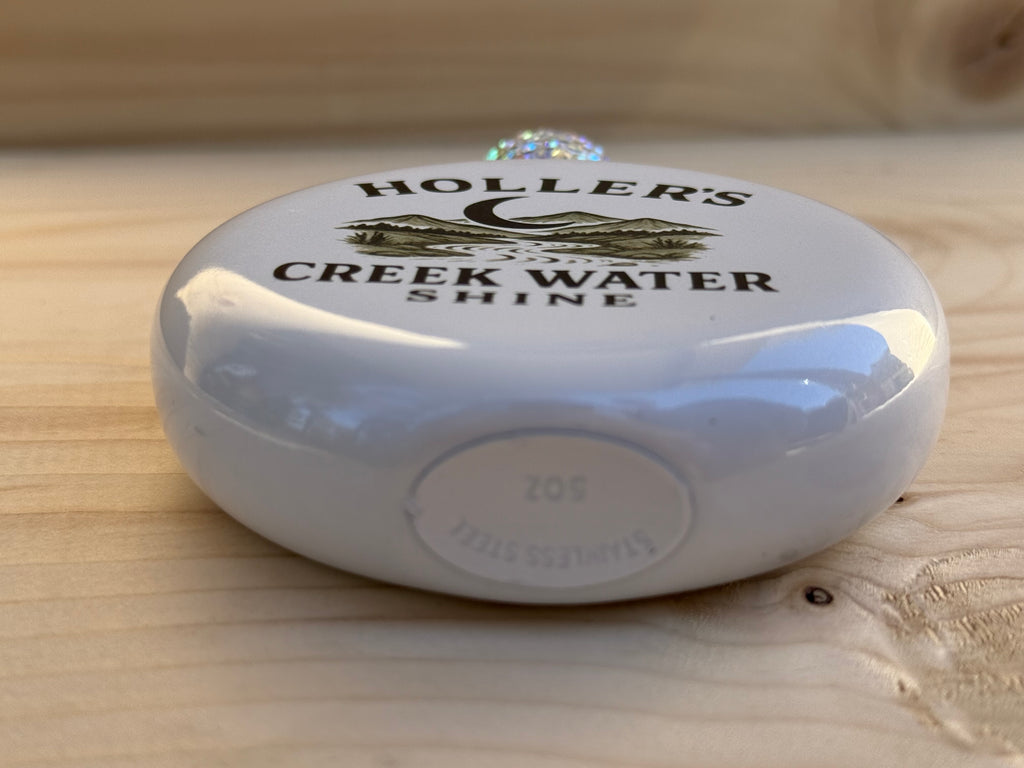 Beautiful White Creek Water Flask