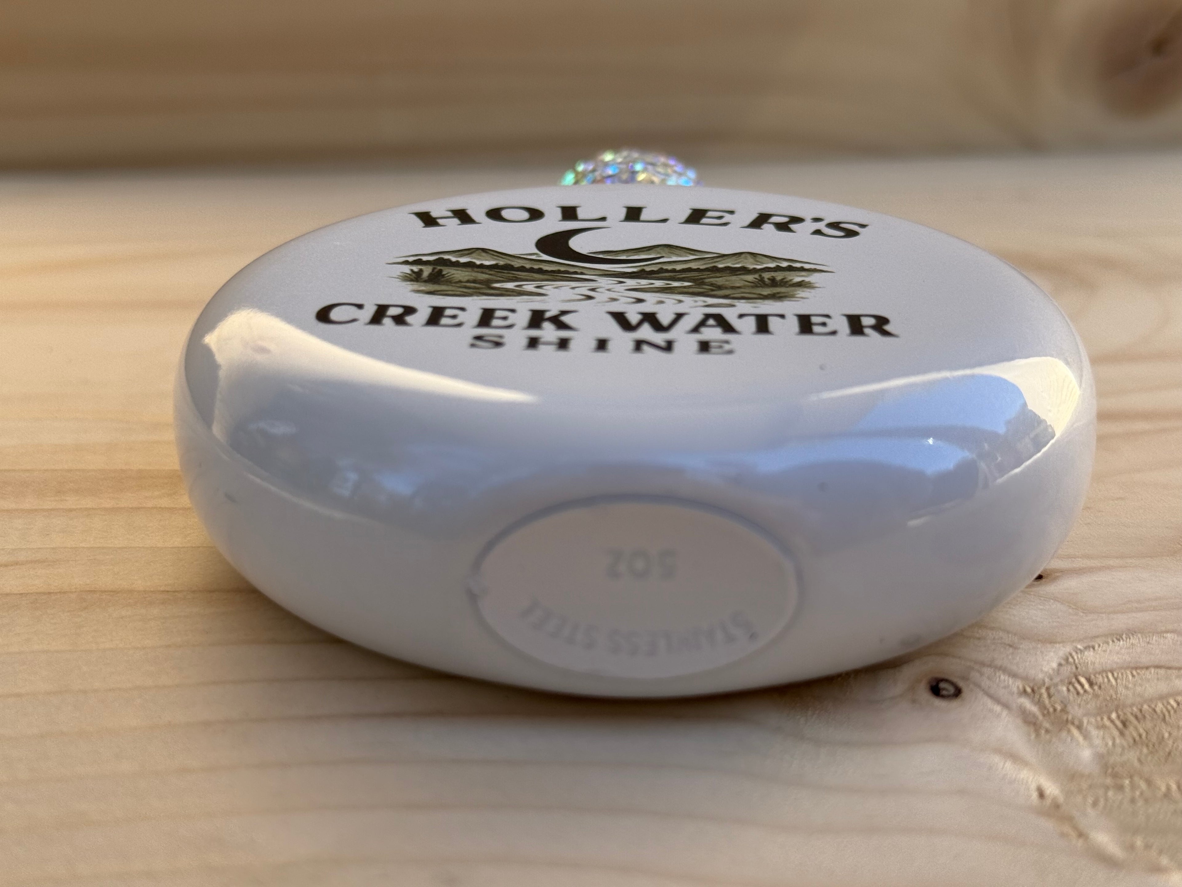 Beautiful White Creek Water Flask