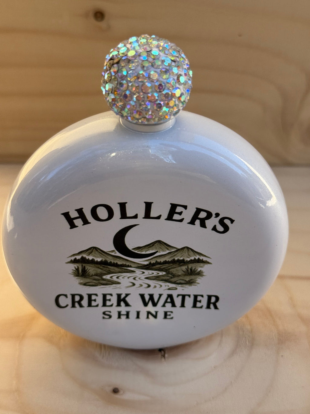 Beautiful White Creek Water Flask