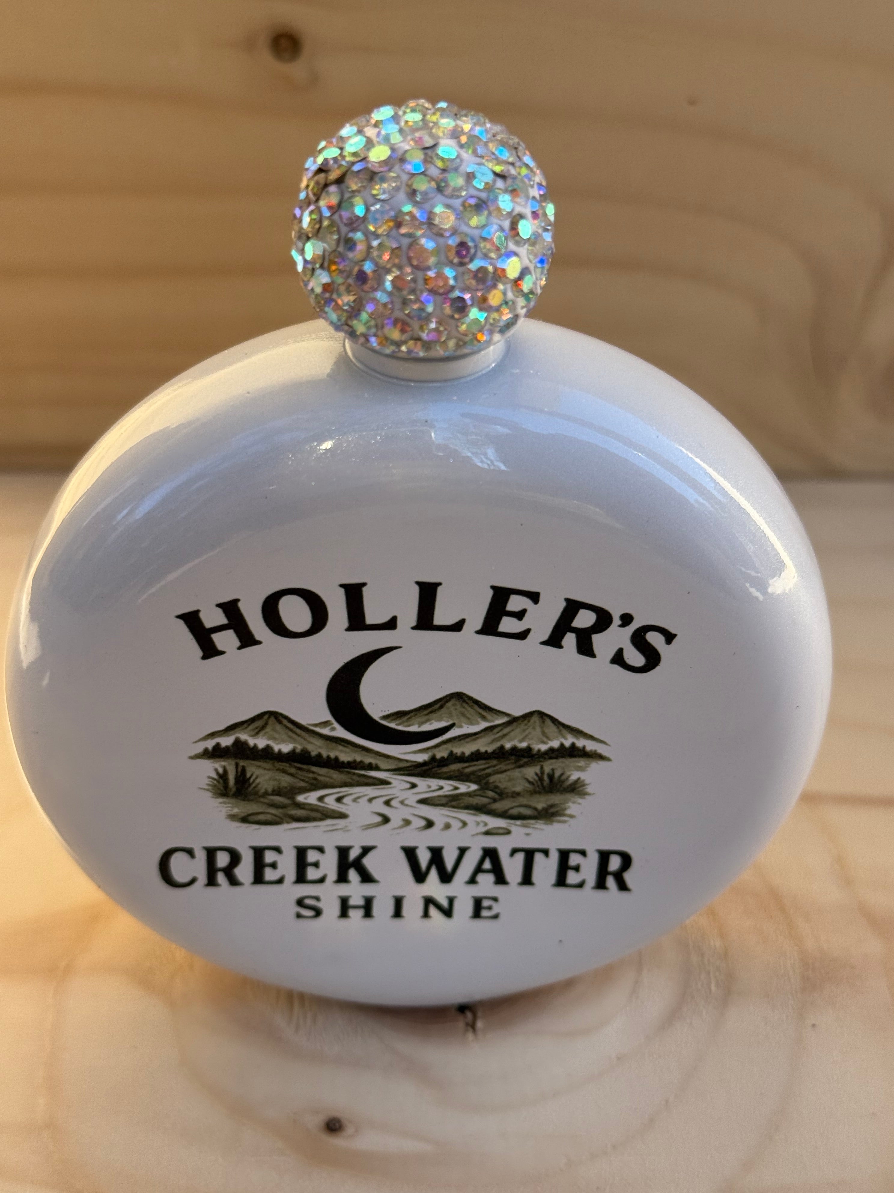 Beautiful White Creek Water Flask