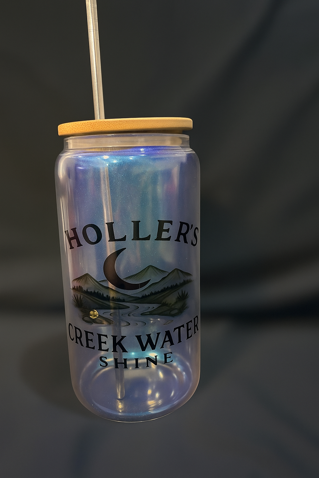Holler’s Creek Water Shine iridescent cup