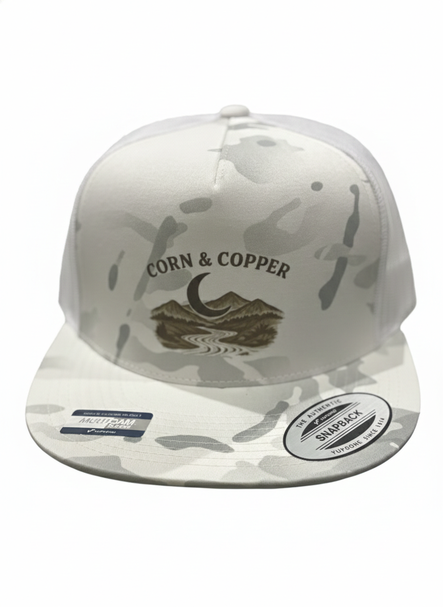 Corn & Copper flat bills