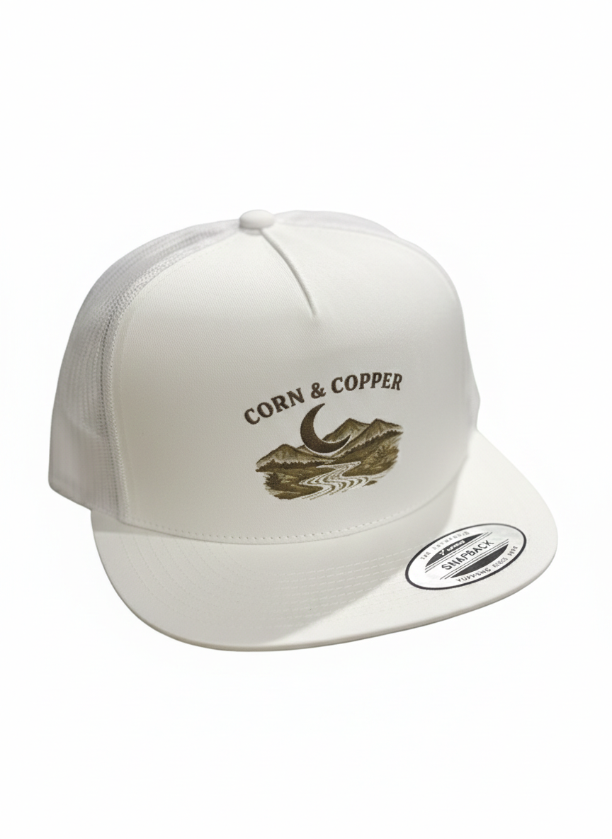 Corn & Copper flat bills