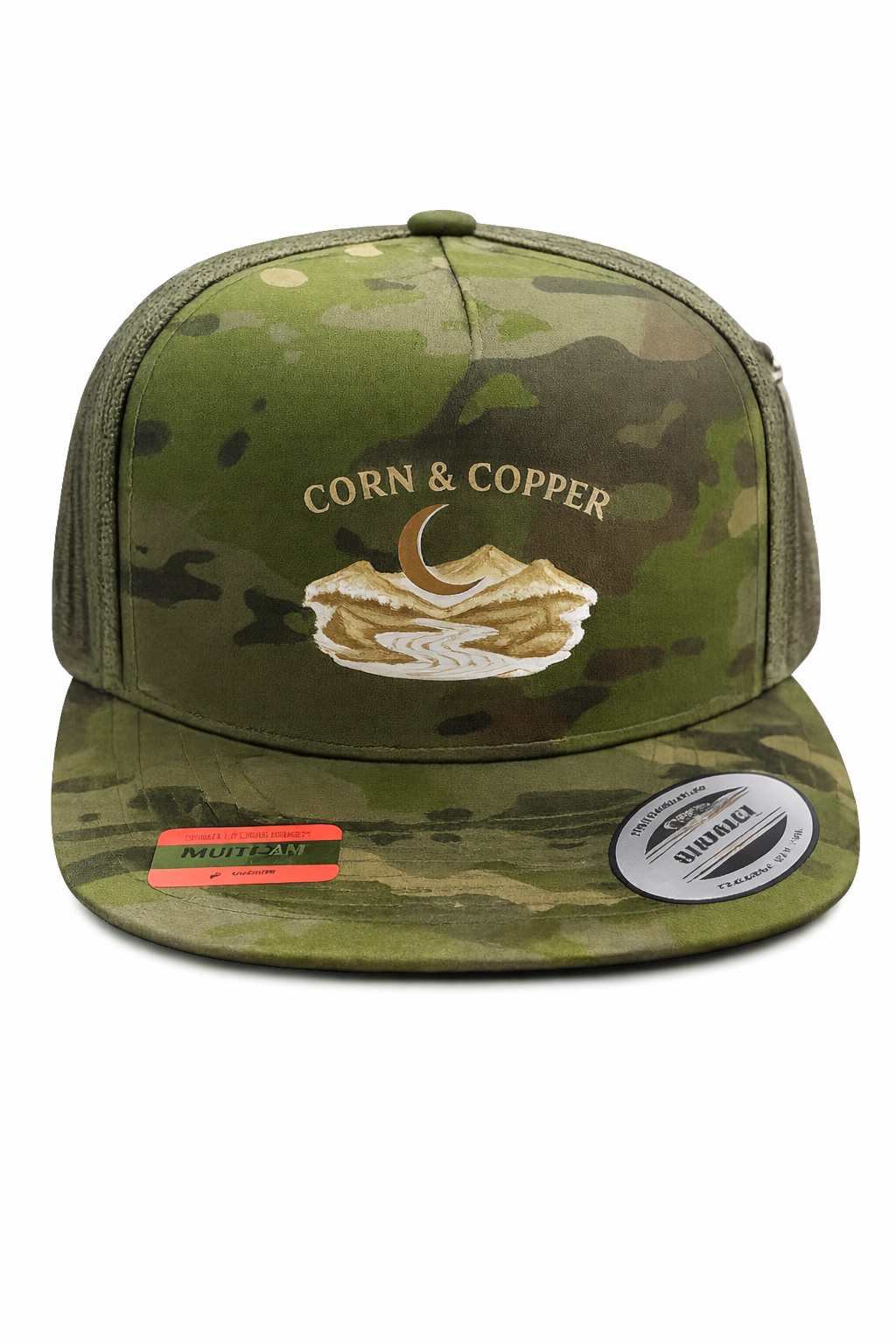 Corn & Copper flat bills